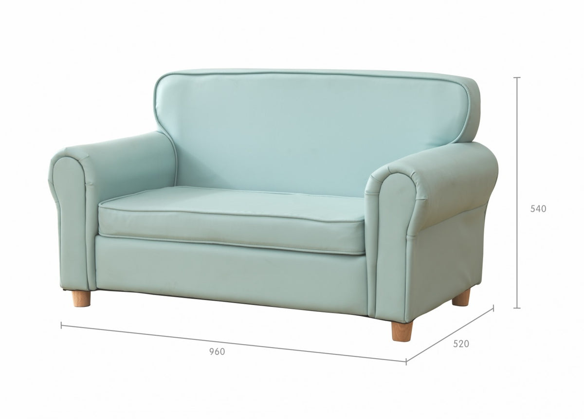 Masterkidz 粉藍扶手兒童沙發 Baby Blue Kids' Armrest Sofa