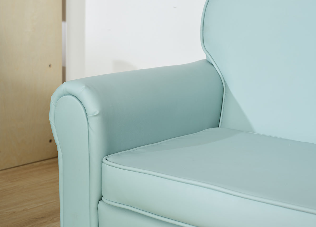 Masterkidz 粉藍扶手兒童沙發 Baby Blue Kids' Armrest Sofa