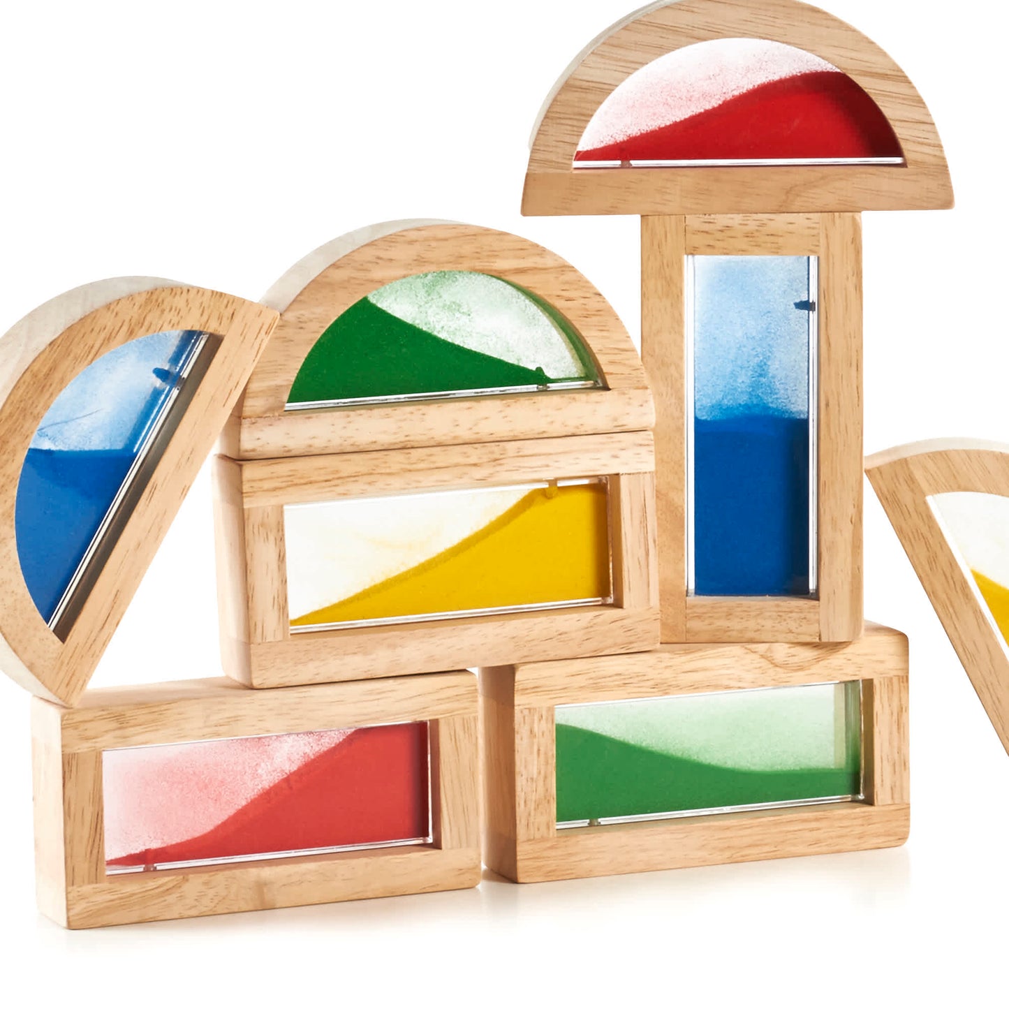 Guidecraft 感官彩虹積木 Rainbow Blocks - Sand
