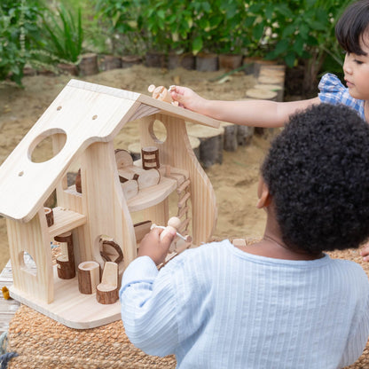 Guidecraft 森林主題娃娃屋組 Woodlands Dollhouse Set