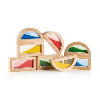 Guidecraft 感官彩虹積木 Rainbow Blocks - Sand