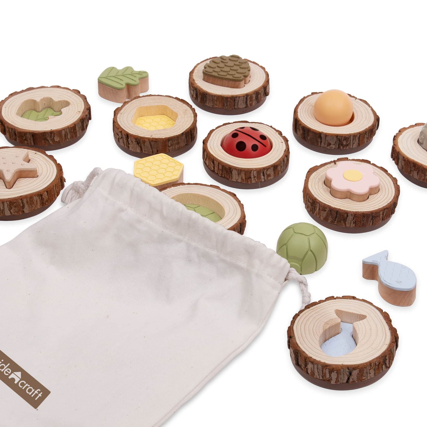 Guidecraft 自然觸感記憶配對組 Nature Feel and Find