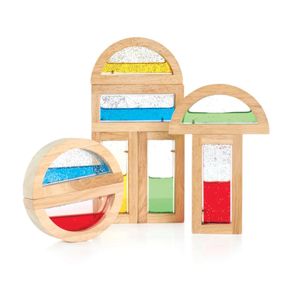 Guidecraft 彩虹流水積木 Rainbow Blocks - Shimmering Water