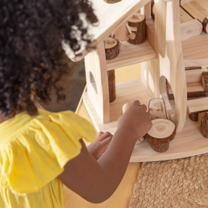 Guidecraft 森林主題娃娃屋組 Woodlands Dollhouse Set