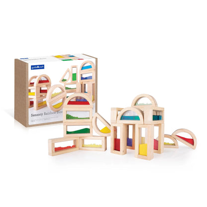 Guidecraft 感官彩虹積木 Sensory Rainbow Blocks