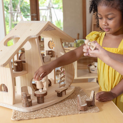 Guidecraft 森林主題娃娃屋組 Woodlands Dollhouse Set