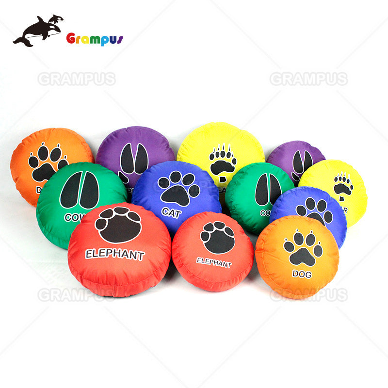Grampus 動物腳印過河石 Animal Footprint Stepping Stones (Set of 12)