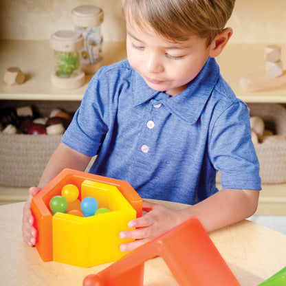 Guidecraft 探索彩虹堆疊屋 Discovery Stackers - House Rainbow Color