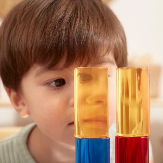 Guidecraft 光影色彩圓柱組 Light and Color Cylinder Set