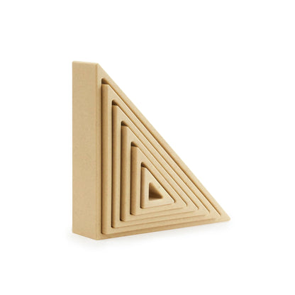 Guidecraft 探索原木色三角積木 Discovery Triangles Natural Wood Tones