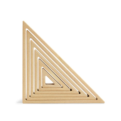 Guidecraft 探索原木色三角積木 Discovery Triangles Natural Wood Tones