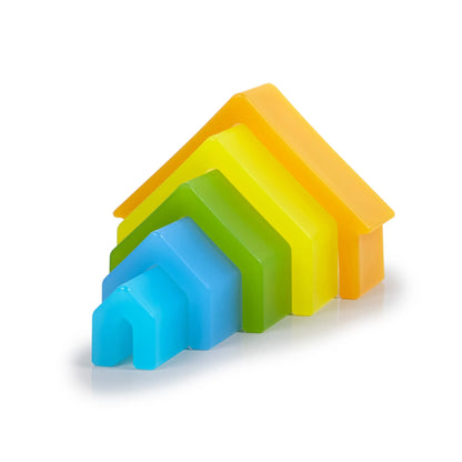 Guidecraft 探索堆疊屋自然漸層色系 Discovery Stackers - House Natural Color