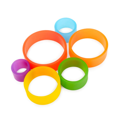 Guidecraft 探索彩虹圈 Discovery Circles Rainbow Color