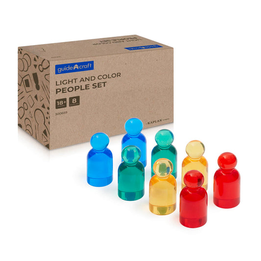 Guidecraft 光影色彩人偶組 Light and Color People Set