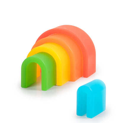 Guidecraft 探索彩虹高拱門 Discovery Stackers - Tall Arch Rainbow Color
