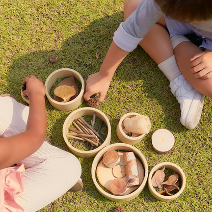 Guidecraft 探索原木色圈 Discovery Circles Natural Nesting