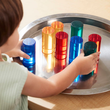 Guidecraft 光影色彩圓柱組 Light and Color Cylinder Set