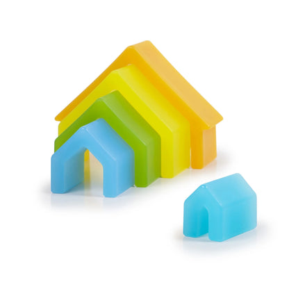 Guidecraft 探索堆疊屋自然漸層色系 Discovery Stackers - House Natural Color