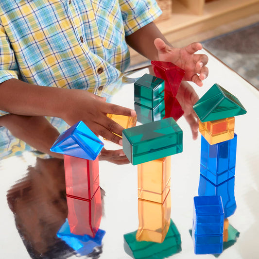 Guidecraft 光影色彩幾何組 Light and Color Geo Set