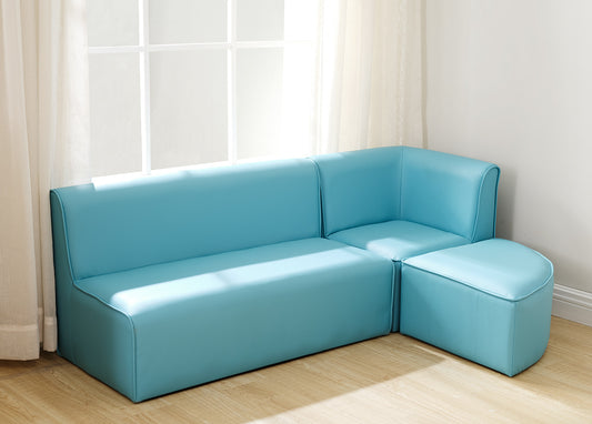 Masterkidz 組合式兒童沙發 (天藍色) Modular Kids' Sofa System (Blue)