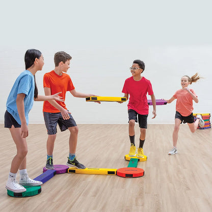 Grampus 軟墊平衡橋組合（18件裝）高5cm Foam Balance Beam & Stepping Stone Set