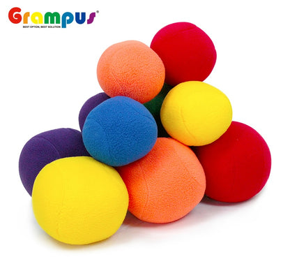 Grampus 彩虹軟布球（6 隻裝）Rainbow Soft Fleece Balls Set of 6
