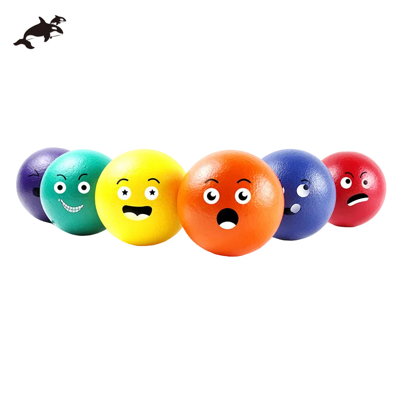 Grampus 5 吋情緒表情泡棉球（6 隻裝）Emotion Faces Foam Balls Set of 6