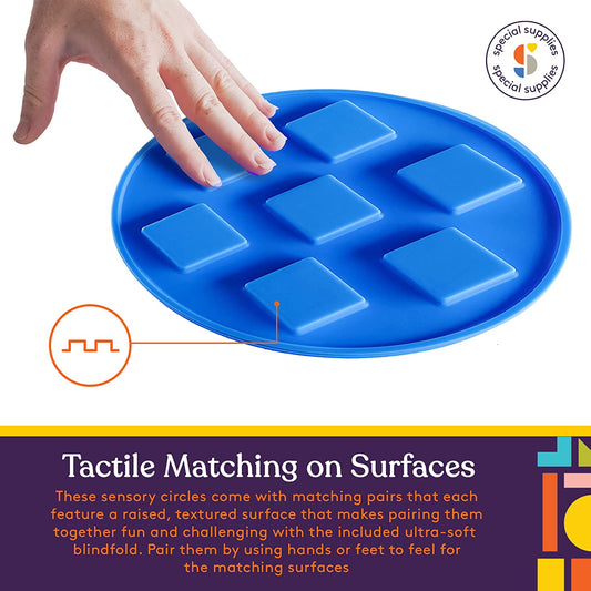感官觸覺圓盤配對遊戲套組 Sensory Discs Matching Game - 10 Pack